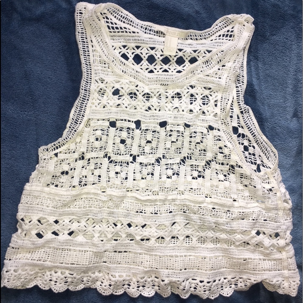 crochet knit top